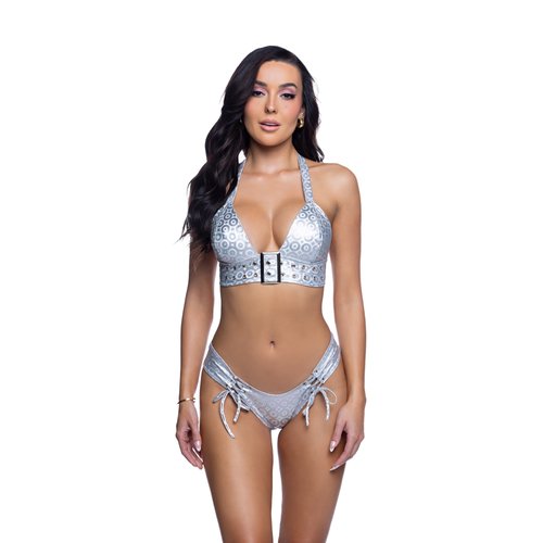 JR295 - Buckle Halter & Lace-up Short Set