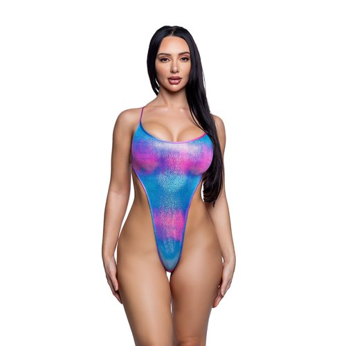 6754 - Shimmer String-Back Bodysuit