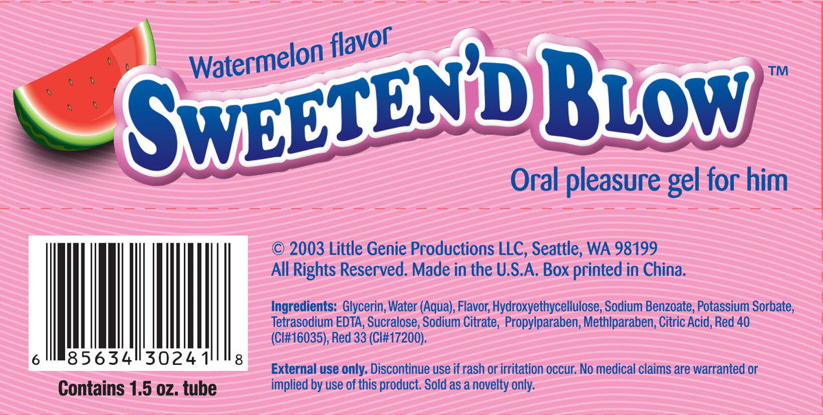 SWEETEN D BLOW WATERMELON