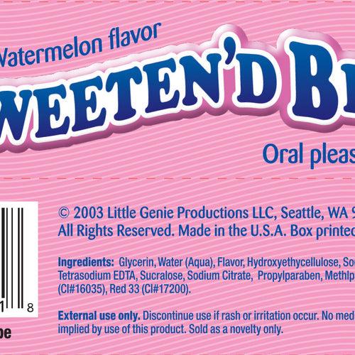 SWEETEN D BLOW WATERMELON