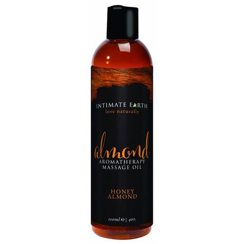 INTIMATE EARTH ALMOND MASSAGE OIL 4OZ - IE050120