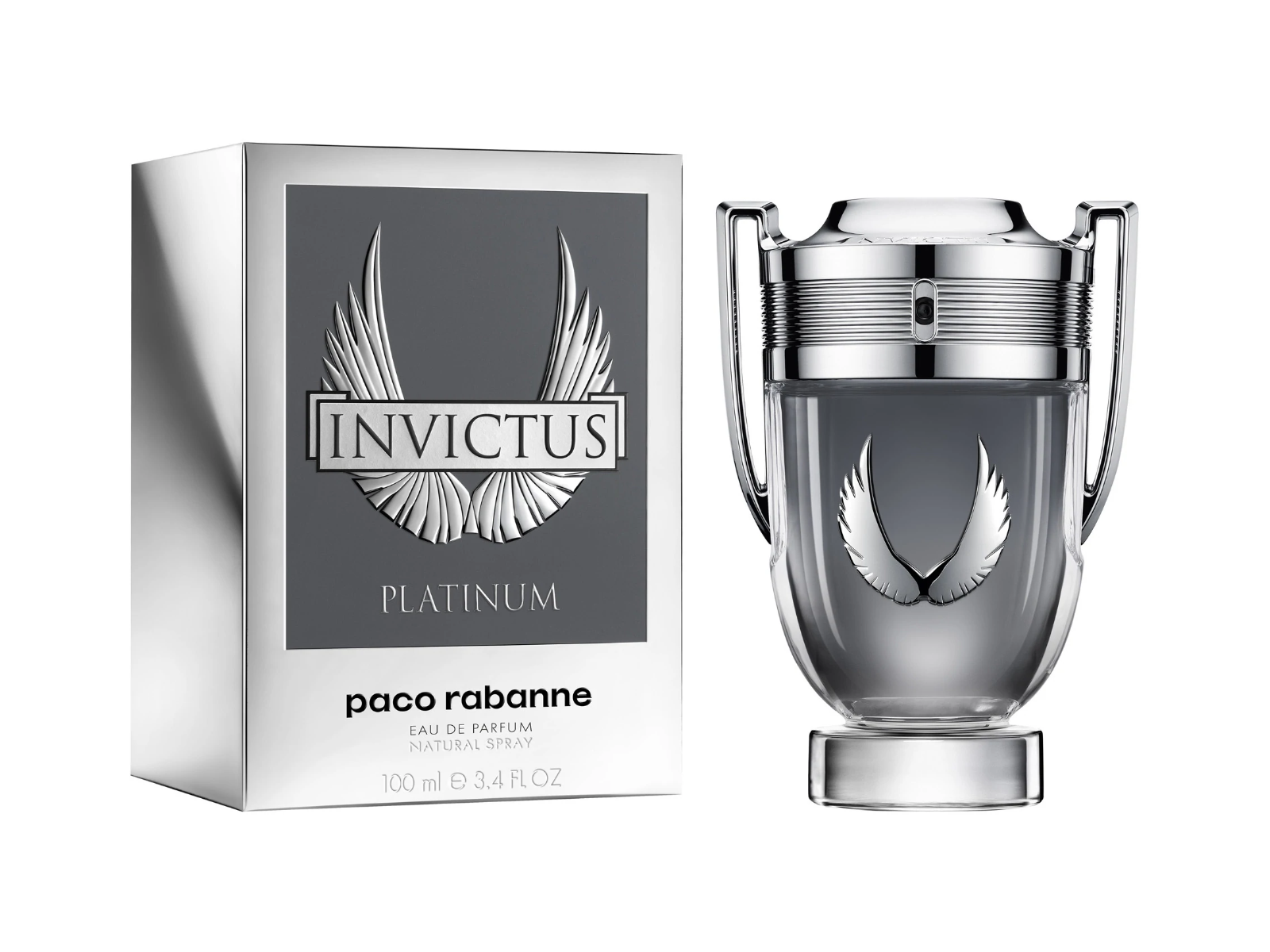 INVICTUS PLATINUM 3.4OZ, MEN'S PERFUME, EDP-Pinkfoxxx