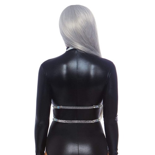Iridescent Studded Body Harness - 8285      02722