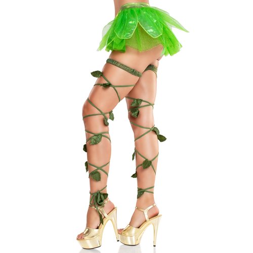 Ivy Shimmer Garter Leg Wraps - 1939      12622