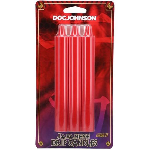 JAPANESE DRIP CANDLES RED