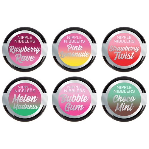 Jelique Nipple Nibblers Cool Tingle Balm Assorted (Bulk Bag/36Pcs) 3g