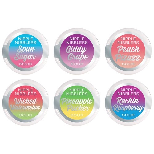 Jelique Nipple Nibblers Sour Tingle Balm Assorted (Display Bowl/36Pcs) 3g