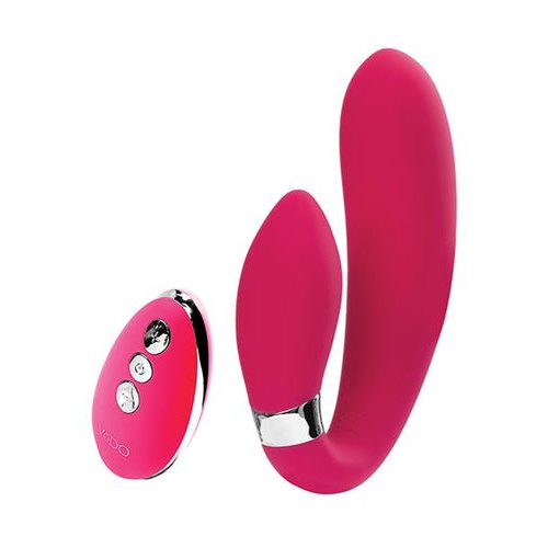 JENI C-SHAPED DUAL MOTOR VIBE WITH REMOTE - PINK - VIP2509