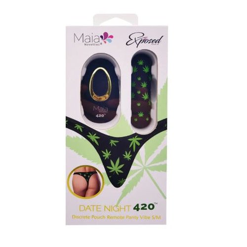 JESSI 420 REMOTE PANTY VIBE S/M - MTRM330LF4SM