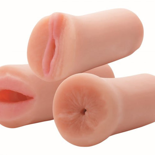 JESSE JANE THREE WAY STROKER SET - XRJJ105