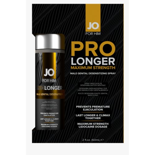 JO PROLONGER SPRAY W/LIDOCAINE MALE GENITAL DESENSITIZER 60ML - JO42032