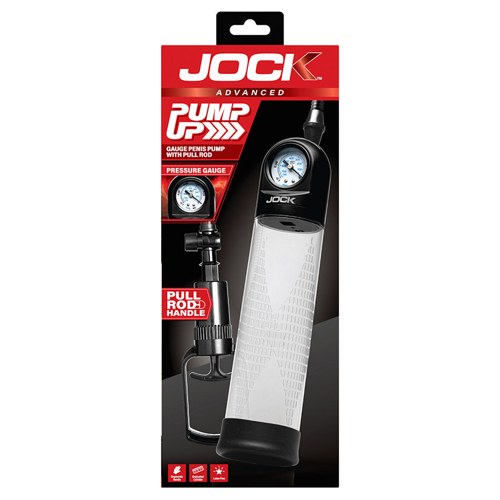 JOCK Advanced Pump Up Gauge Penis Pump with Handle
