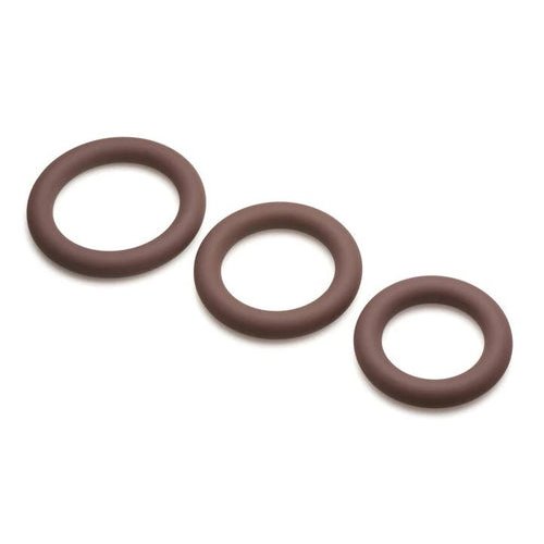 JOCK DISCREET SILICONE COCK RING SET DARK - CN09095411