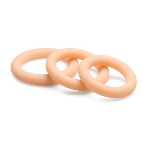 JOCK DISCREET SILICONE COCK RING SET LIGHT - CN09095210