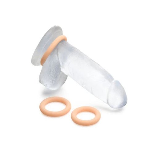 JOCK DISCREET SILICONE COCK RING SET LIGHT - CN09095210