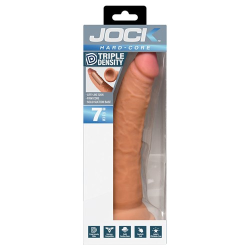 JOCK Hard Core Triple Density Dildo-Medium 7"