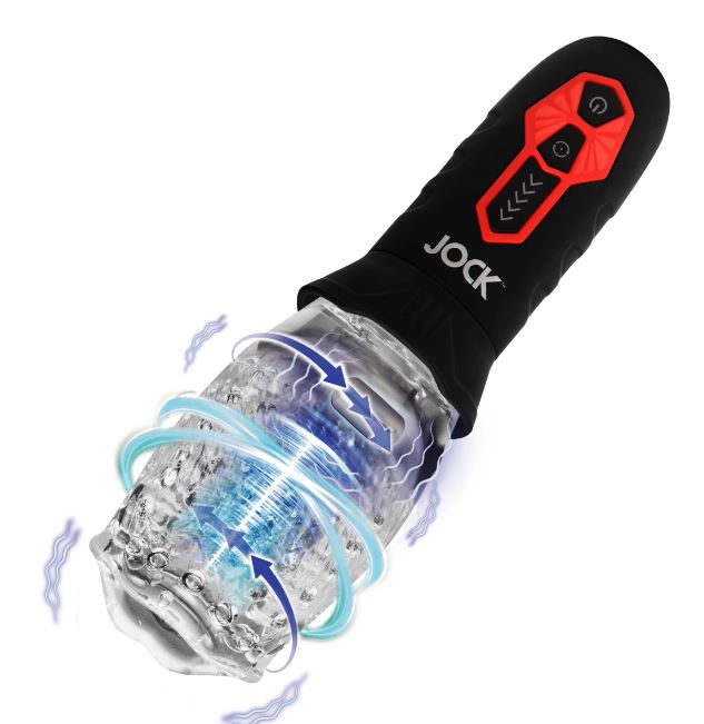 JOCK SPINNING & VIBRATING MASTURBATOR - CN09095600