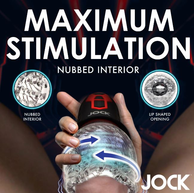JOCK SPINNING & VIBRATING MASTURBATOR - CN09095600