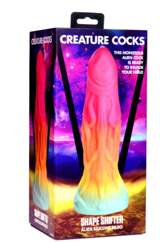 CREATURE COCKS SHAPE SHIFTER ALIEN SILICONE DILDO - XRAH286