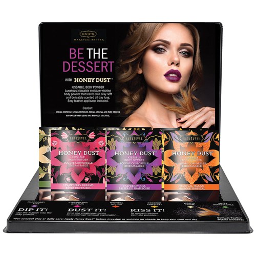Kama Sutra Honey Dust 1oz Display of 12 (Extended Manufacturer Backorder)