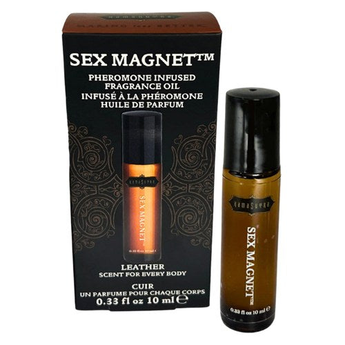 Kama Sutra Sex Magnet Pheromone Roll On Leather 0.33oz