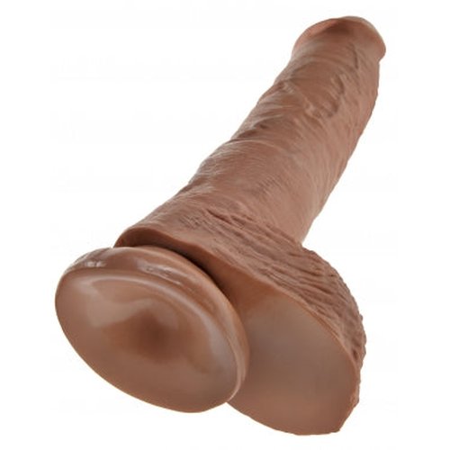 KING COCK 10 IN COCK W/BALLS TAN - PD550922