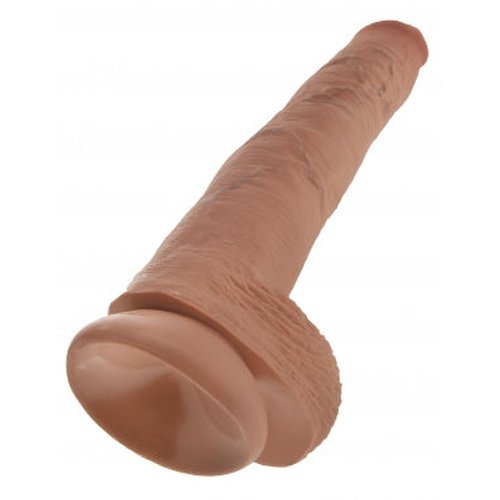 KING COCK 14 IN COCK W/BALLS TAN - PD553422