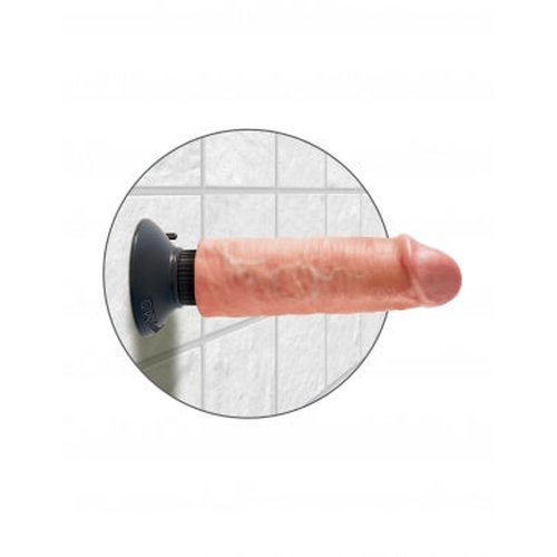 KING COCK 6 IN COCK FLESH VIBRATING - PD540121