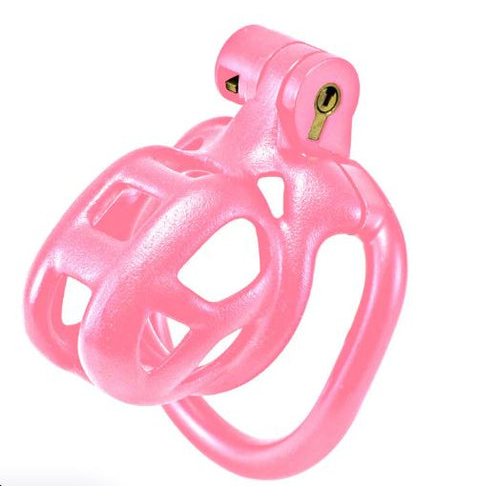 KINK CHASTITY SERIES LOCKING COCK CAGE XS PINK - FRKINK002221