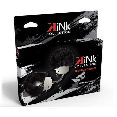KINK COLLECTION FURRY HANDCUFF BLACK - FRKINK002001