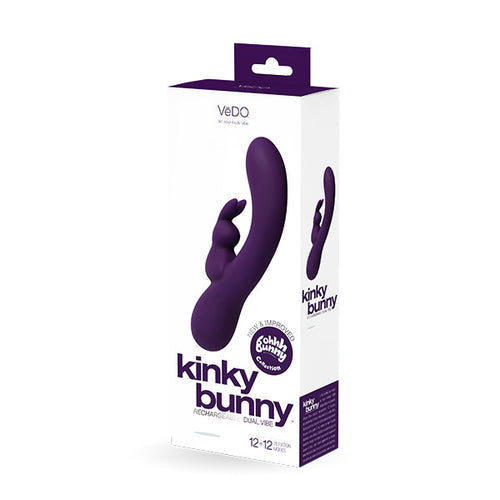 VEDO KINKY BUNNY RECHARGEABLE DEEP PURPLE - VIBU0405