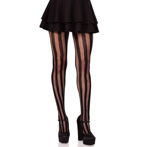 Kyra Striped Net Tights - 9246      00122
