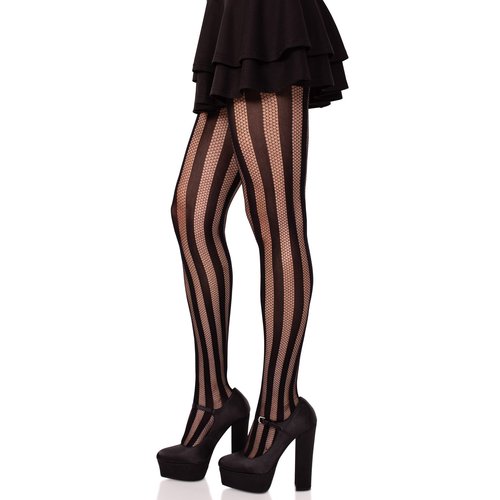 Kyra Striped Net Tights - 9246      00122