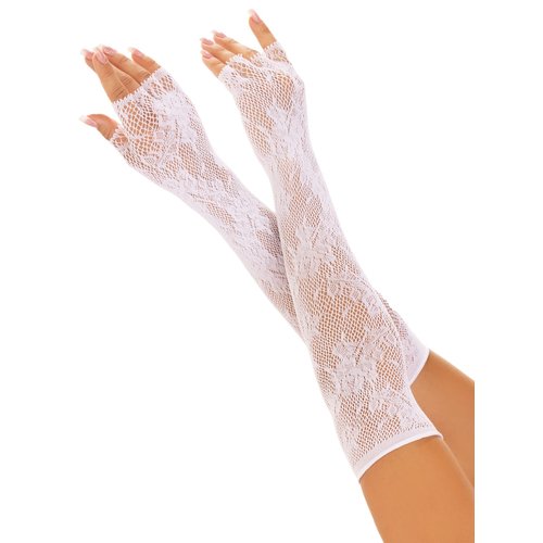 Lace Opera Length Fingerless Gloves - 2034      00122