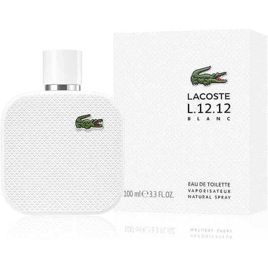 LACOSTE EAU DE LACOSTE BLANC L.12.12 M 3.4OZ, MEN'S PERFUME, EDP-Pinkfoxxx