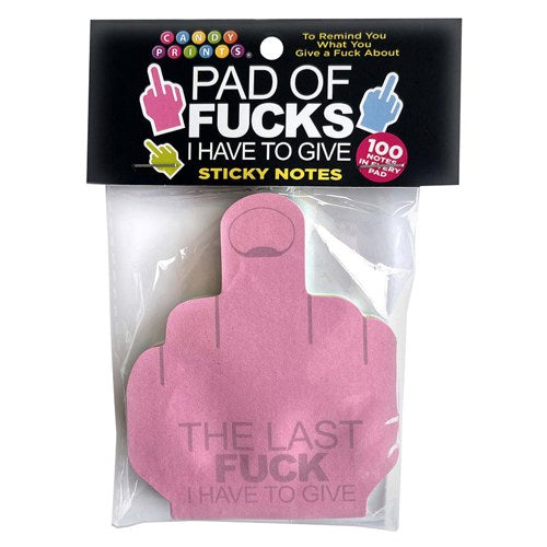 Last Fuck I Have to Give Sticky Notes