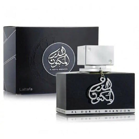 LATTAFA AL DUR AL MAKNOON SILVER 3.4OZ, UNISEX PERFUME, EDP-Pinkfoxxx