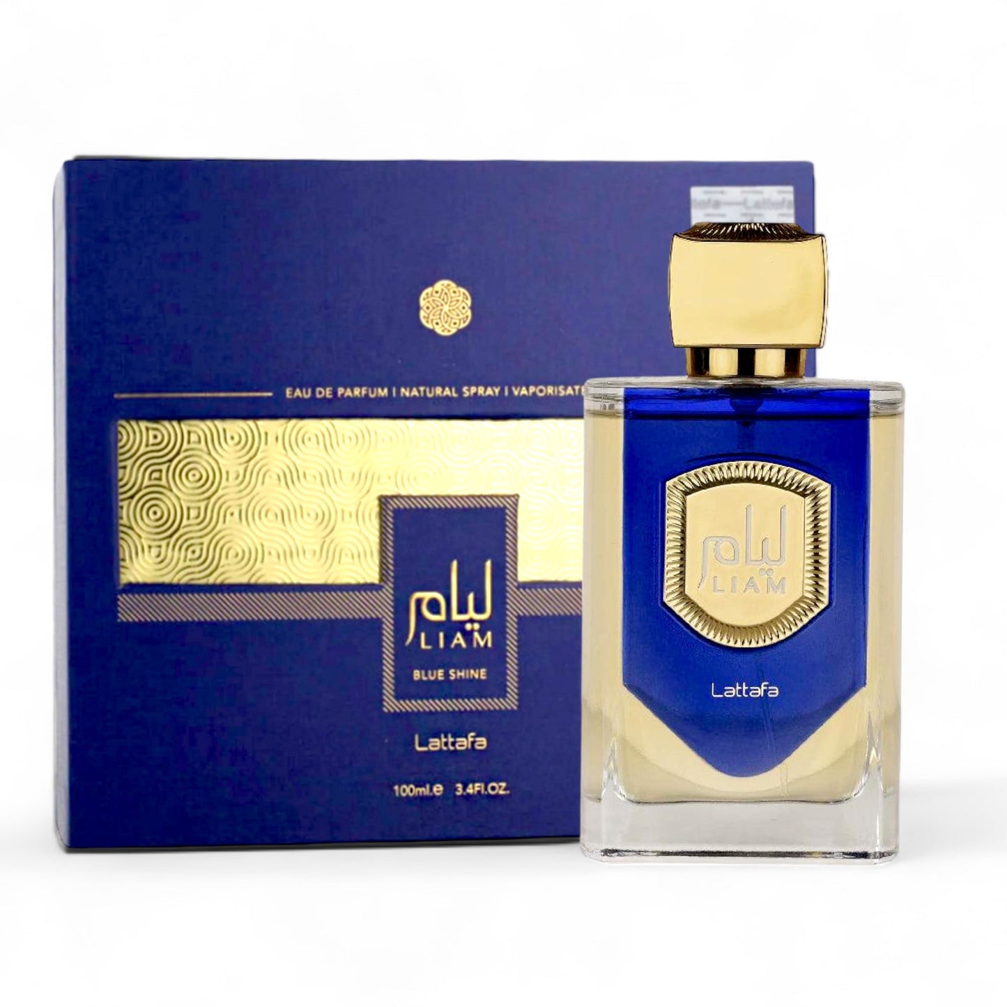 LATTAFA LIAM BLUE SHINE 3.4OZ, MEN'S PERFUME, EDP-Pinkfoxxx