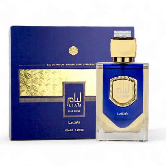 LATTAFA LIAM BLUE SHINE 3.4OZ, MEN'S PERFUME, EDP-Pinkfoxxx