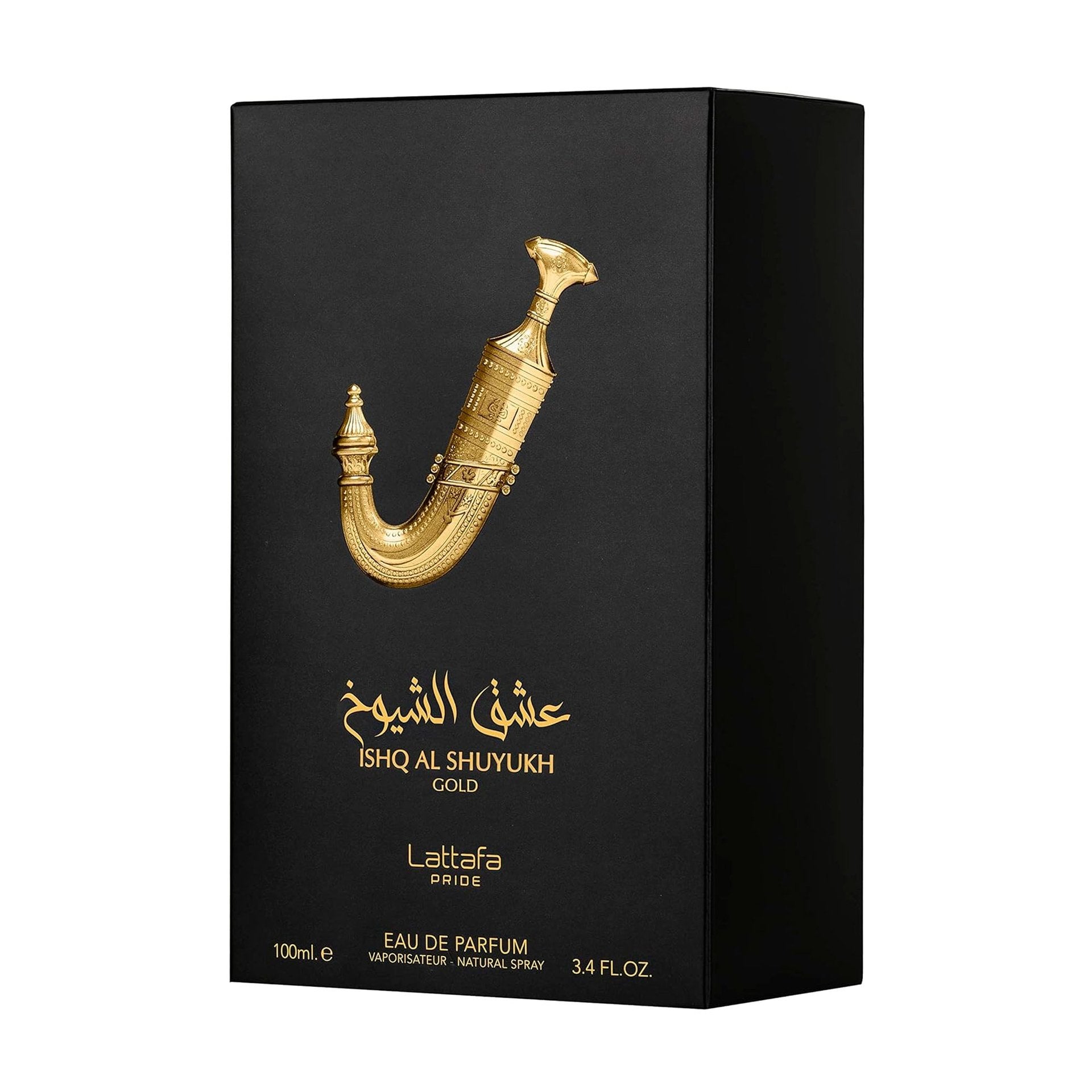 LATTAFA PRIDE ISHQ SHUYUKH GOLD 3.4OZ, UNISEX PERFUME, EDP-Pinkfoxxx