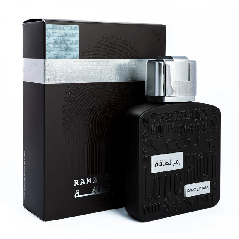 LATTAFA RAMZ SILVER 3.4OZ, MEN'S PERFUME, EDP-Pinkfoxxx