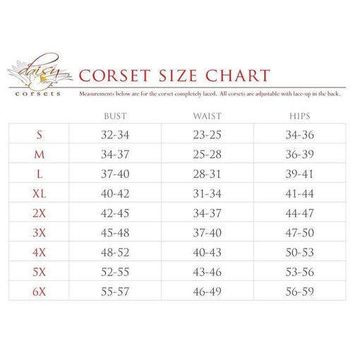 Lavish 3 PC Clear Black Witch Corset Costume