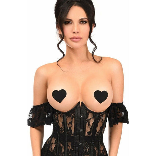 Lavish 3 PC Daring Lace Bunny Corset Costume
