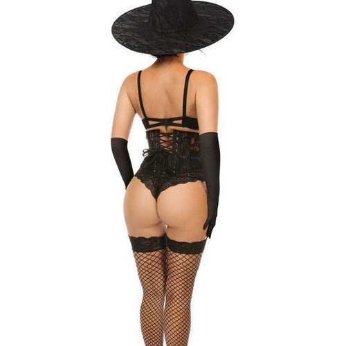 Lavish 3 PC Daring Witch Corset Costume
