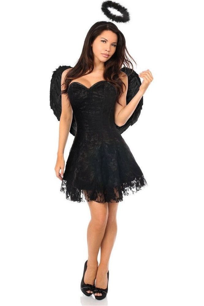 Lavish 3 PC Dark Angel Corset Dress Costume - Daisy Corsets