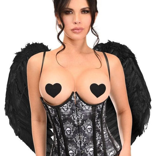 Lavish 3 PC Gothic Dark Angel Corset Costume