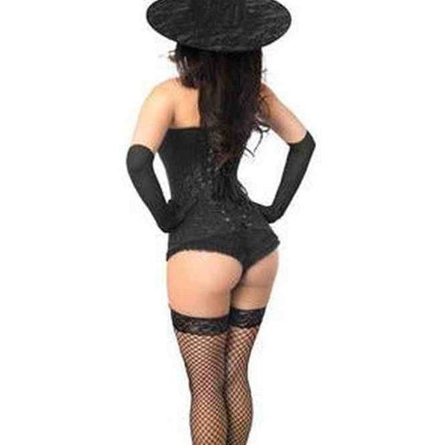 Lavish 3 PC Midnight Witch Corset Costume