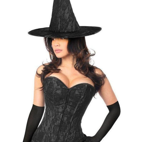 Lavish 3 PC Midnight Witch Corset Costume