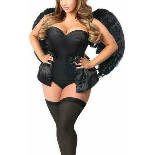 Lavish 4 PC Angel of Darkness Corset Costume