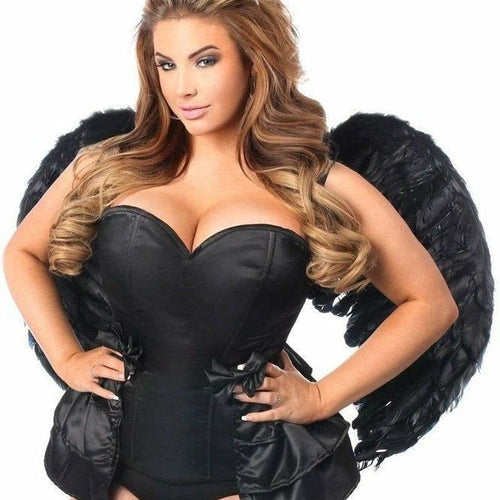 Lavish 4 PC Angel of Darkness Corset Costume